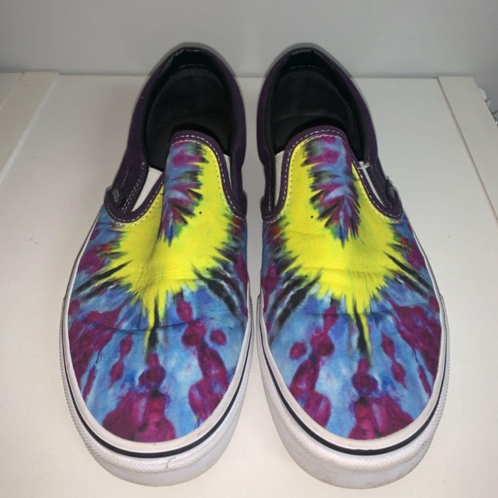Tie dye Slip on Vans